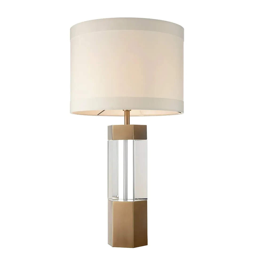 Sienna Table Lamp - Brass, Crystal product