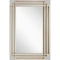 Silver Leaf Mirror - Champagne