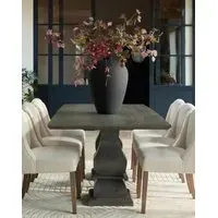 Sophia Rectangular Dining Table - Grey, Acacia