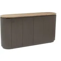 Sorelle Sideboard - Travertine, Brass alternate view