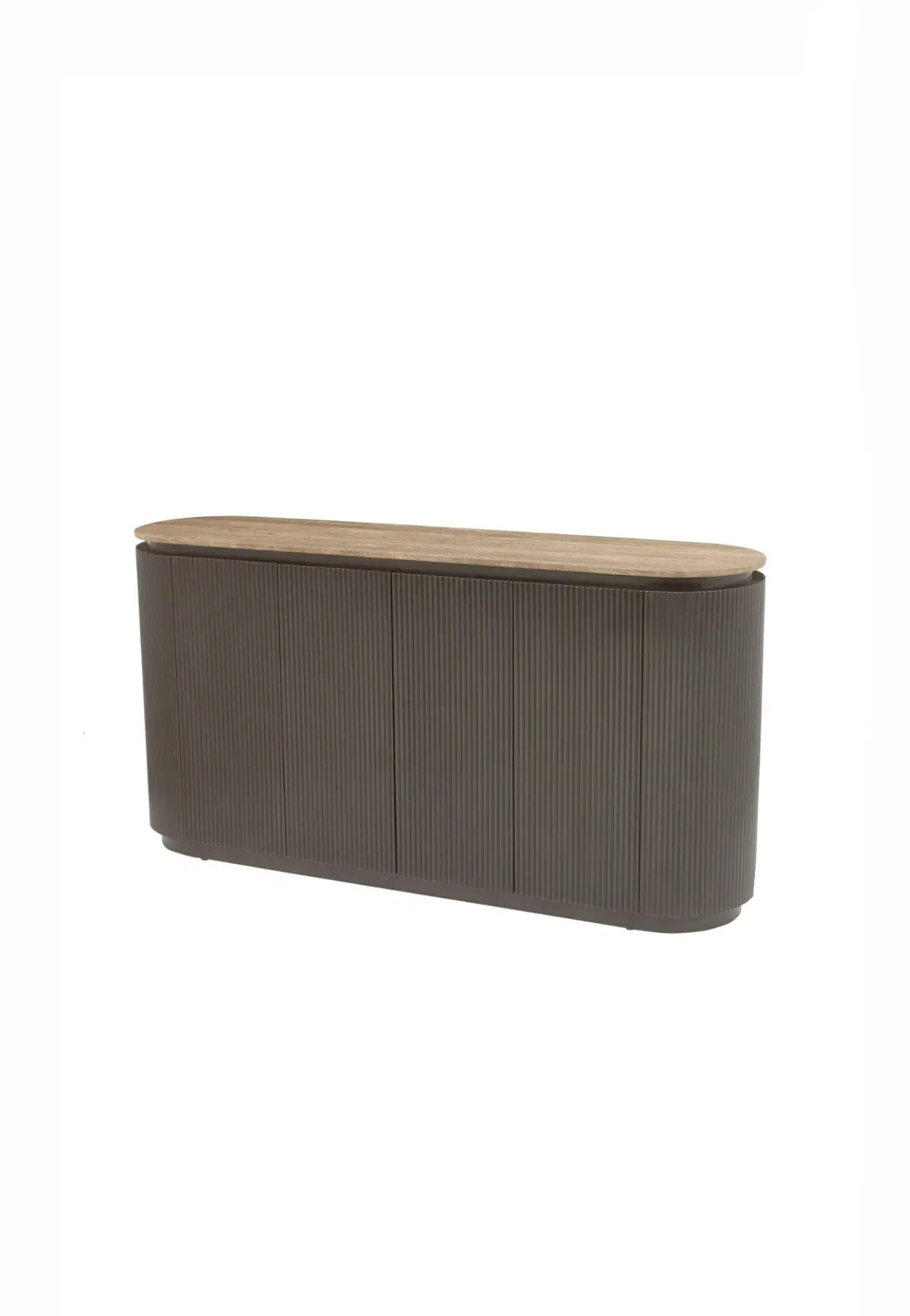 Sorelle Sideboard - Travertine, Brass product
