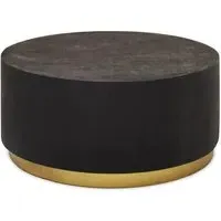 Square Coffee Table - Black, Concrete