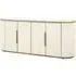 Suede Ribbed Sideboard - Ceramic