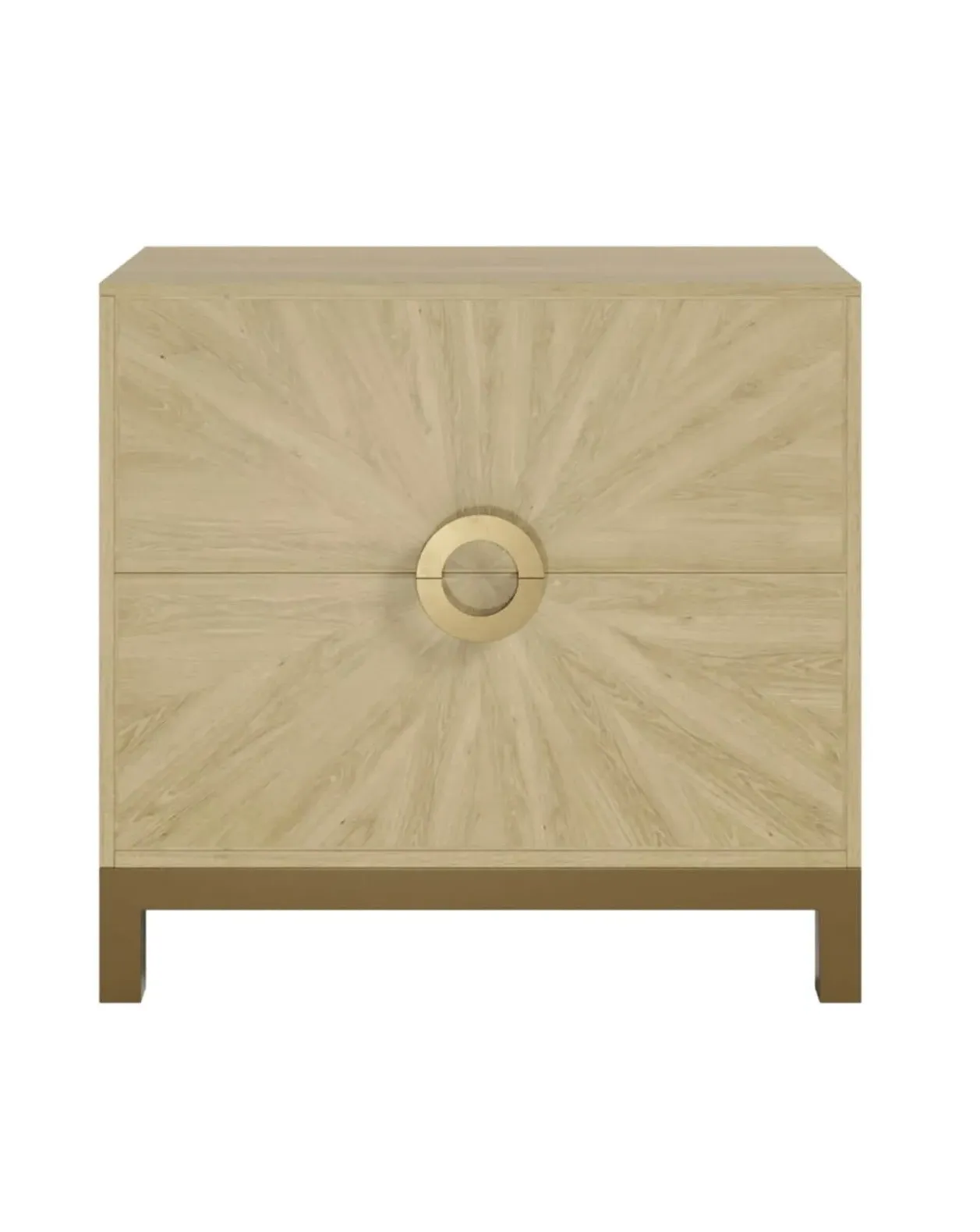 Sunburst Chest of Drawers - Oak image