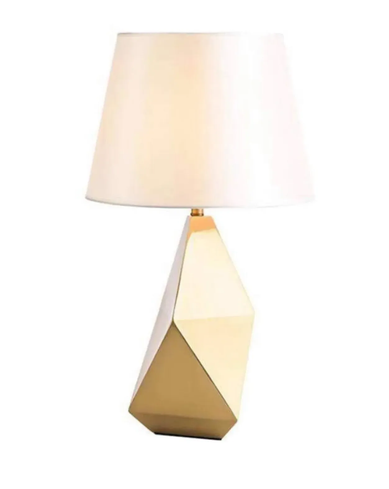 Table Lamp - Natural, Brass image
