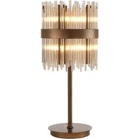 Talia 6-Light Table Lamp - Bronze, Glass alternate view