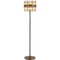 Talia Floor Lamp - Matt Bronze, Glass alternate view