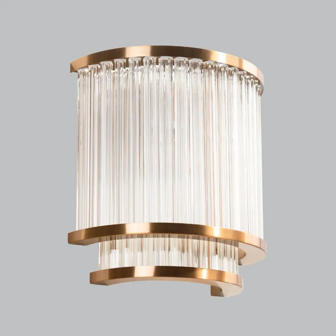 Tiered Wall Light - Antique Brass image