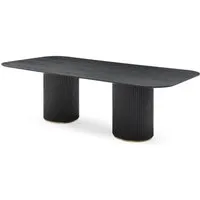 Tommy Franks Lantine Dining Table - Black Oak, Timber Veneer alternate view