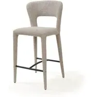 Tommy Franks Pari I Bar Stool - Steam, Boucle