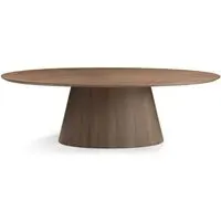 Tommy Franks Tavamo Oval Dining Table - Walnut