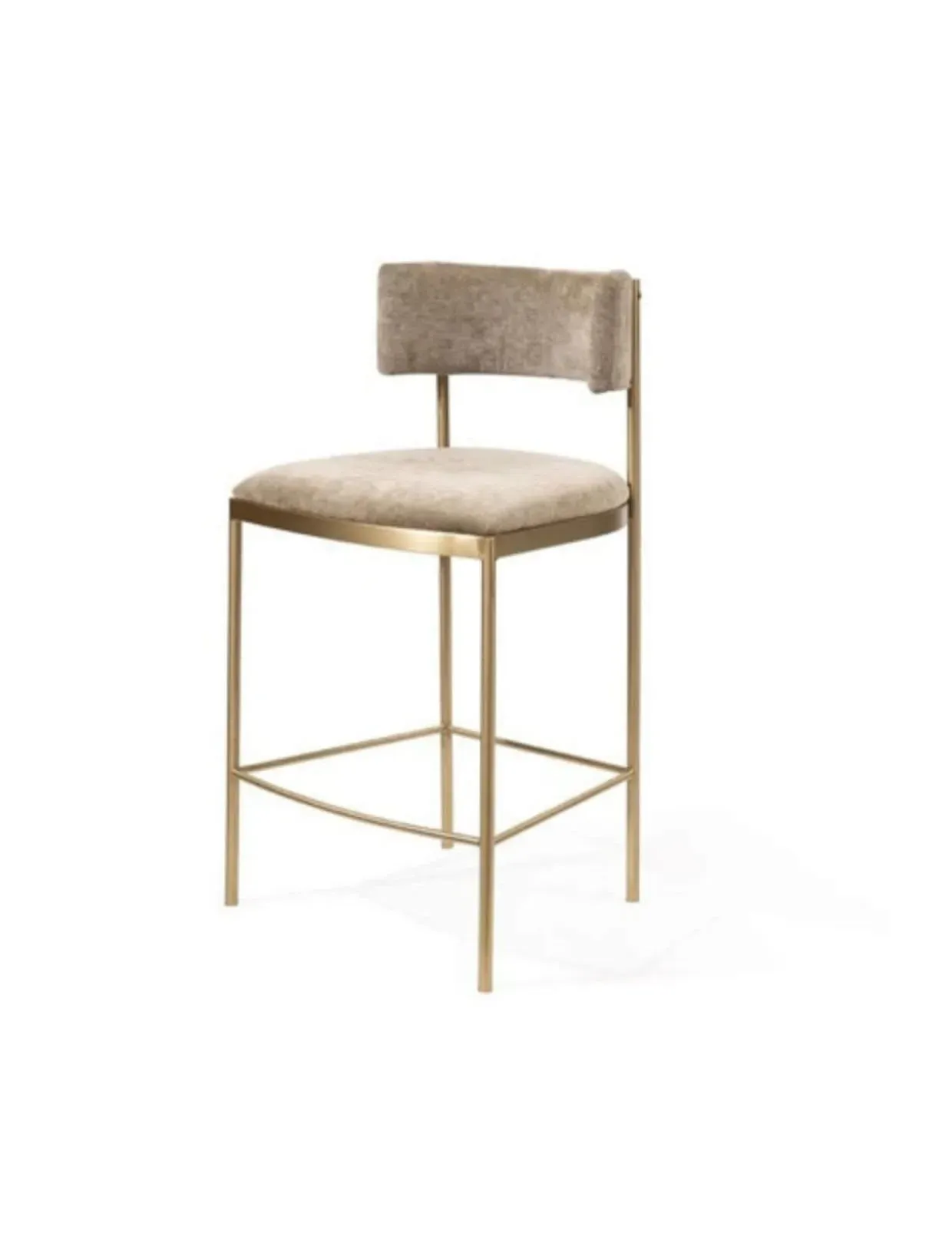 Tommy Fransks Envie II Counter Stool - Olive, Velvet image