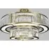 Two-Tier Crystal Chandelier - Antique Brass