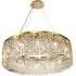 Verona Round Chandelier - Gold, Crystal
