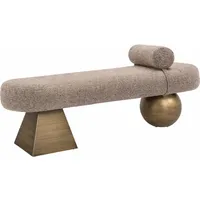 Viano Bench - Brown Tweed alternate view