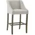 Woven Barstool - Light Grey