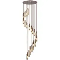 Zeus Cluster Pendant Light - Mocha, Glass