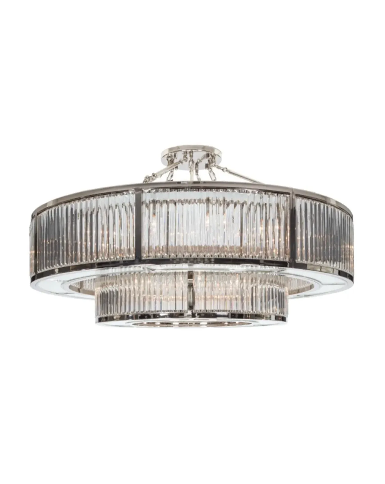 luxury-crystal-nickel-two-tier-chandelier image