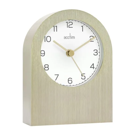 Sutherland Table Clock - Gold, Aluminium alternate view