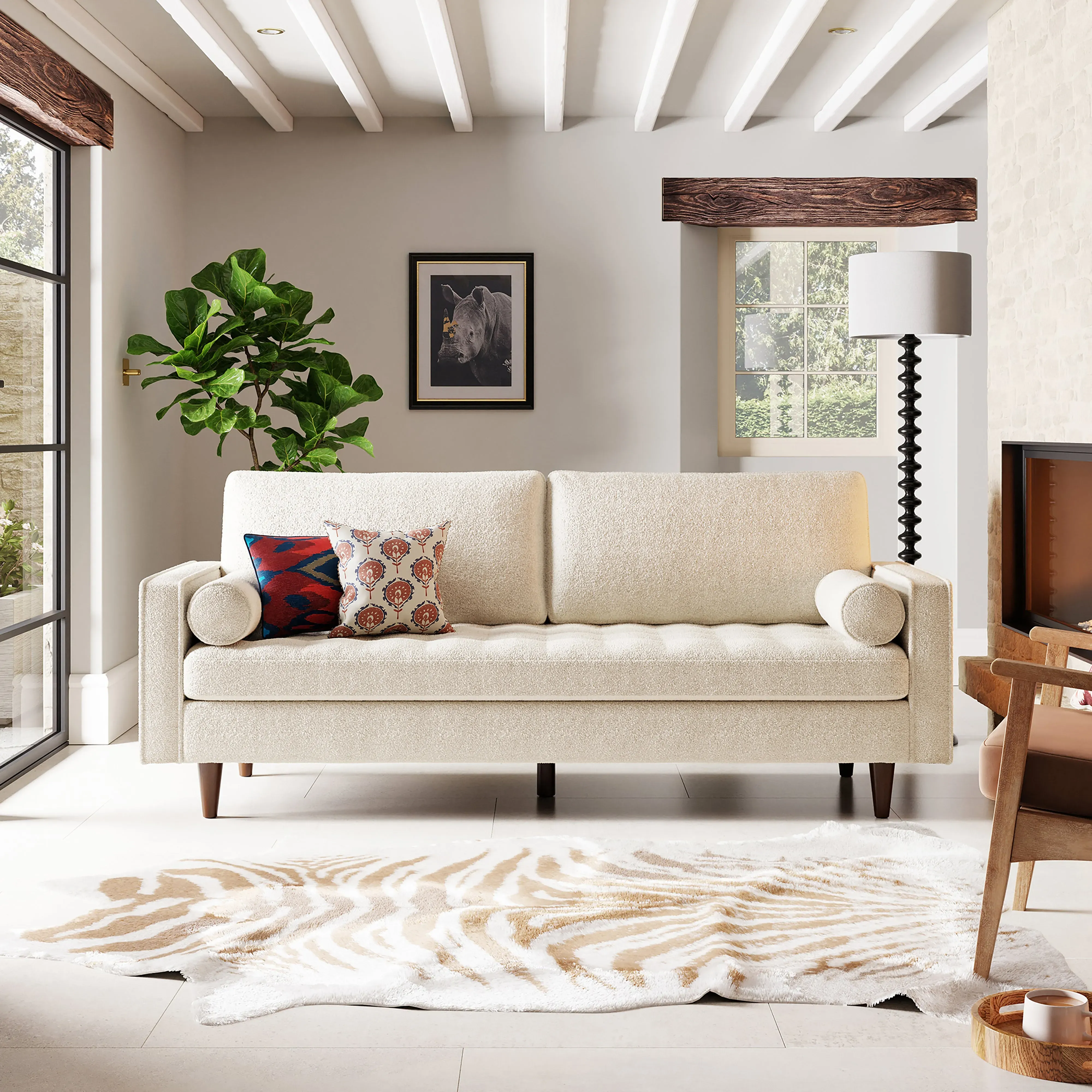 alfie-sherpa-3-seater-sofa-sherpa-ivory image