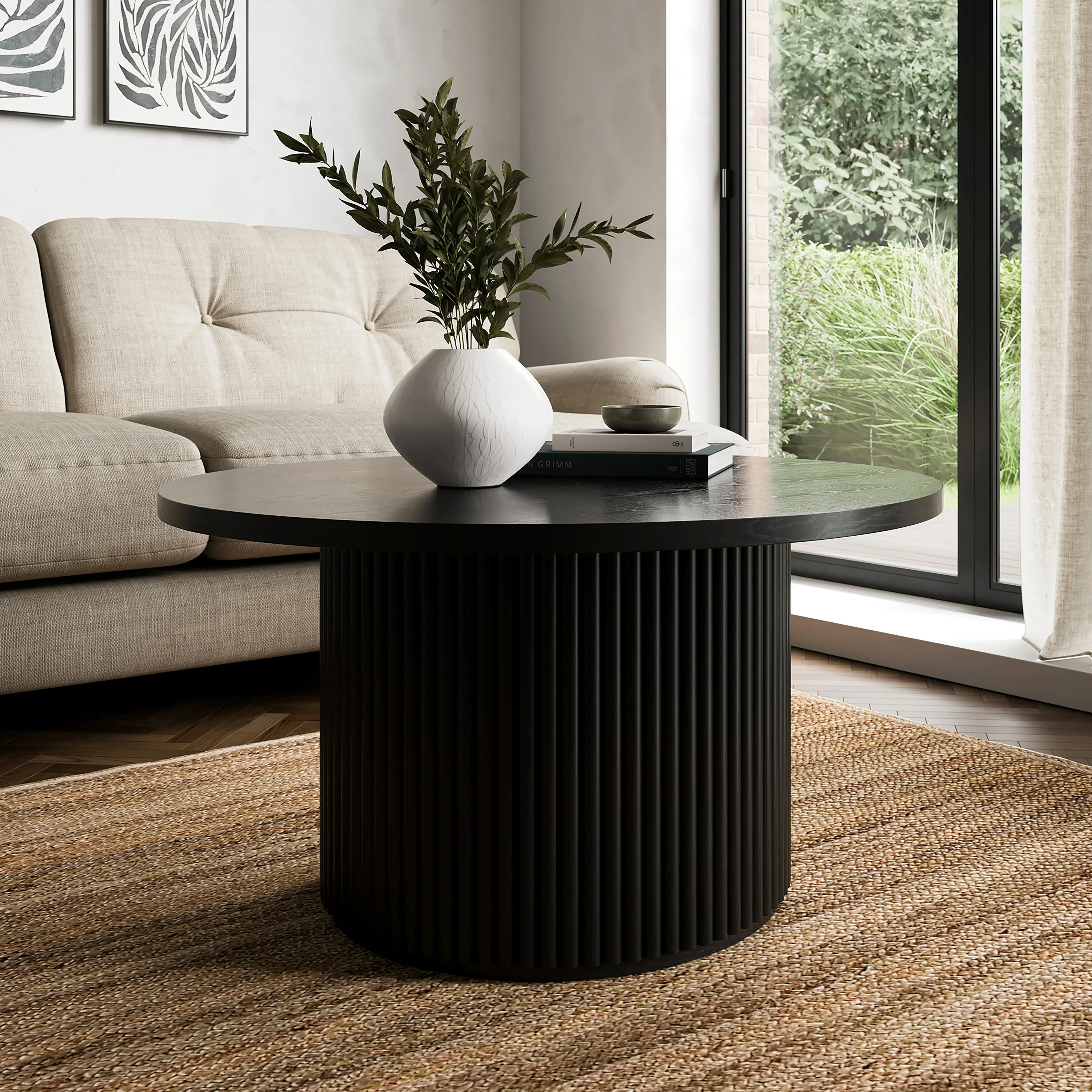 amari-round-coffee-table-black image