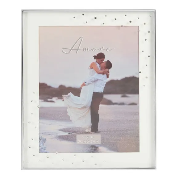 Crystal Box Photo Frame - Silver Plated product