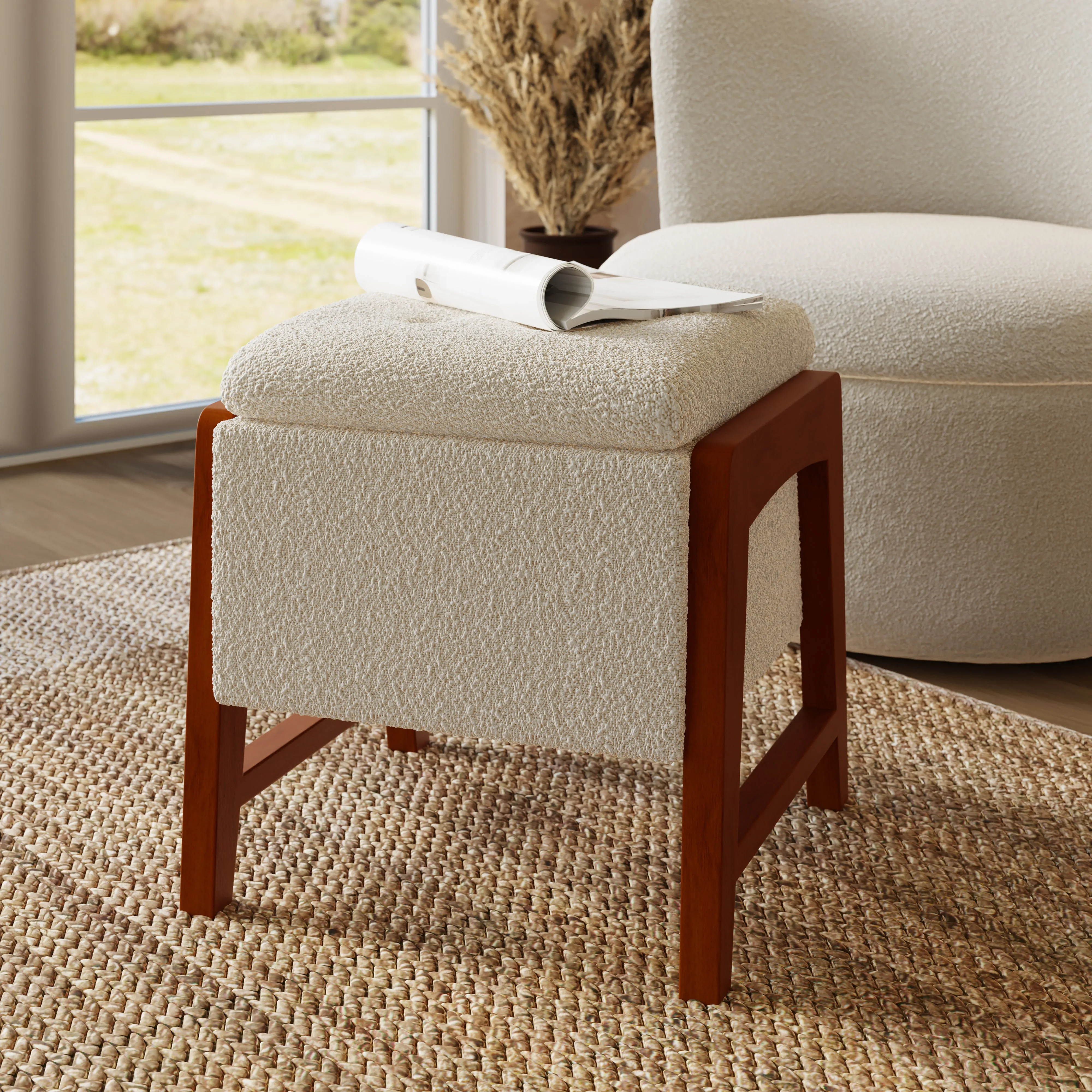 annie-boucle-footstool-natural image