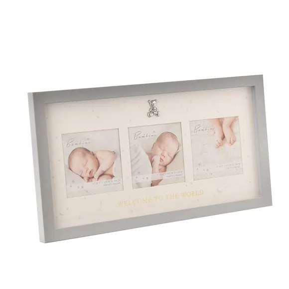 Bambino by Juliana Welcome To The World Photo Frame - Grey product