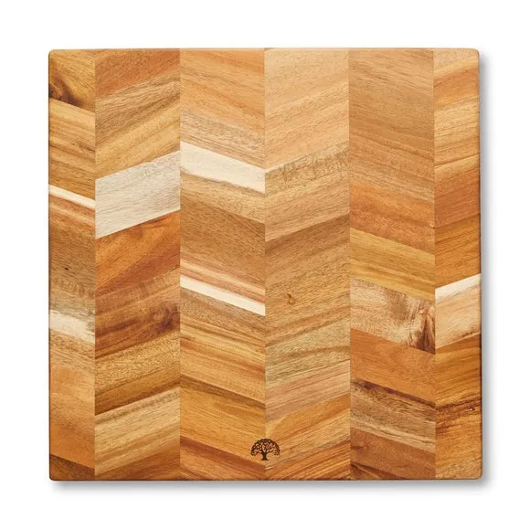 Acacia Wood Square Chopping Board - Natural product