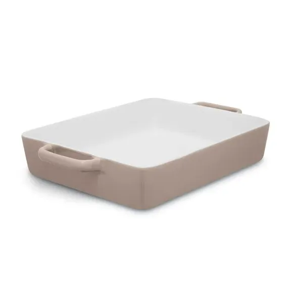 Nattura Rectangular Baking Dish 38cm - Cashmere, Stoneware product