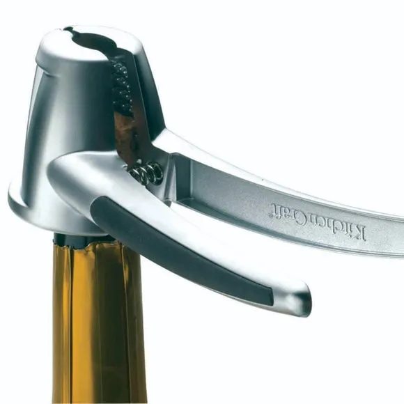 BarCraft 3-in-1 Nut Cracker with Cork Remover - Silver, Metal alternate view