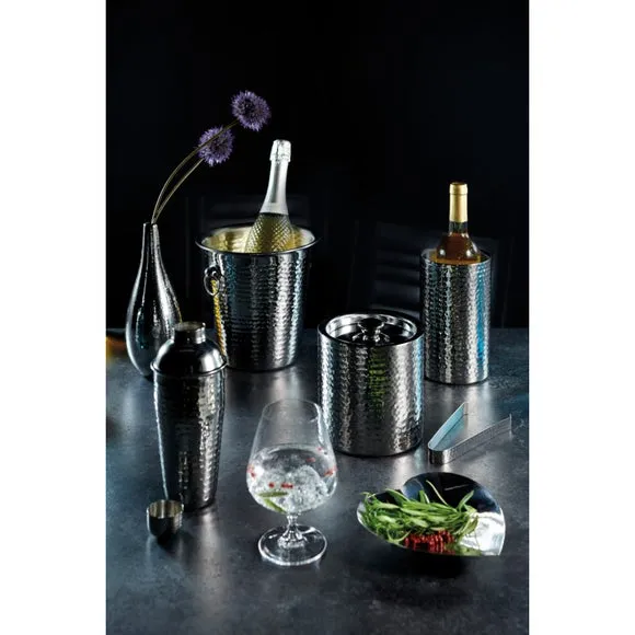 Barcraft Hammered Steel Cocktail Shaker - Silver, Stainless Steel product