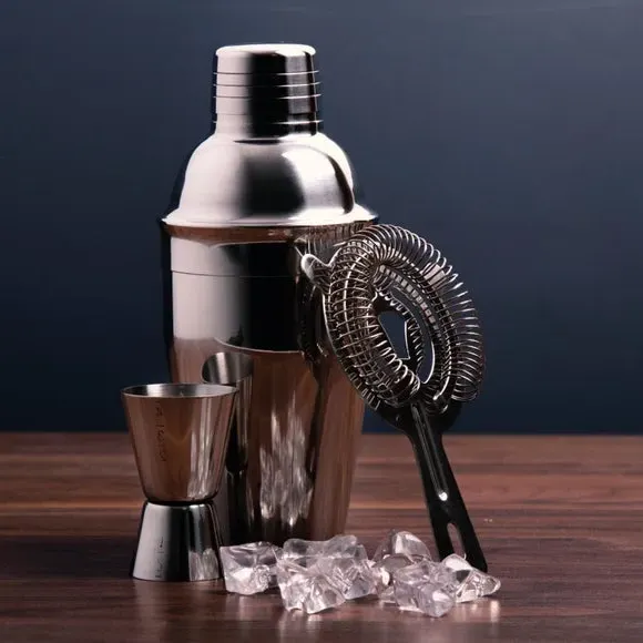 Stainless Steel 3-Piece Cocktail Set - Silver product