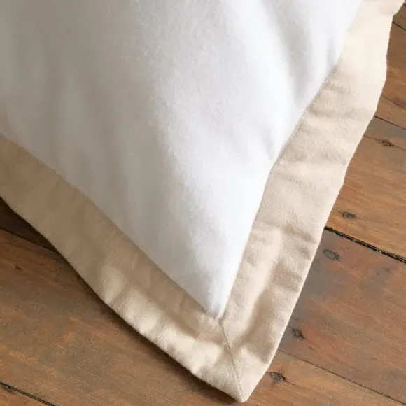 Tailored Duvet Cover & Pillowcase Set - Natural, Brushed Cotton alternate view