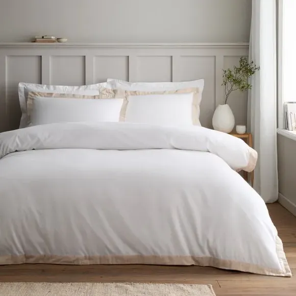 Tailored Duvet Cover & Pillowcase Set - Natural, Brushed Cotton product