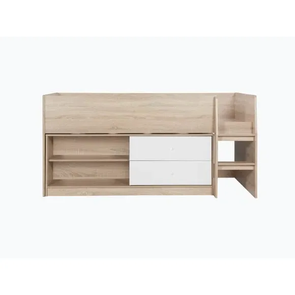 Leyton Cabin Bed with Storage - Natural, Wood Effect alternate view