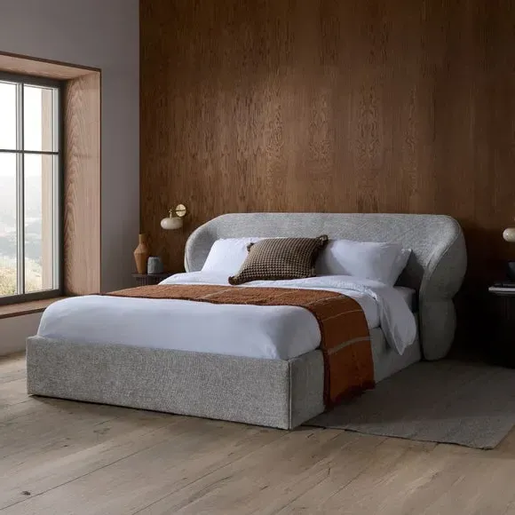 Milan Chenille Bed Frame - Grey product