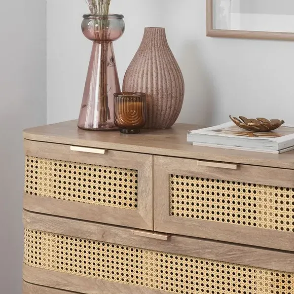 Noah 5-Drawer Chest - Brown, Wood Effect alternate view