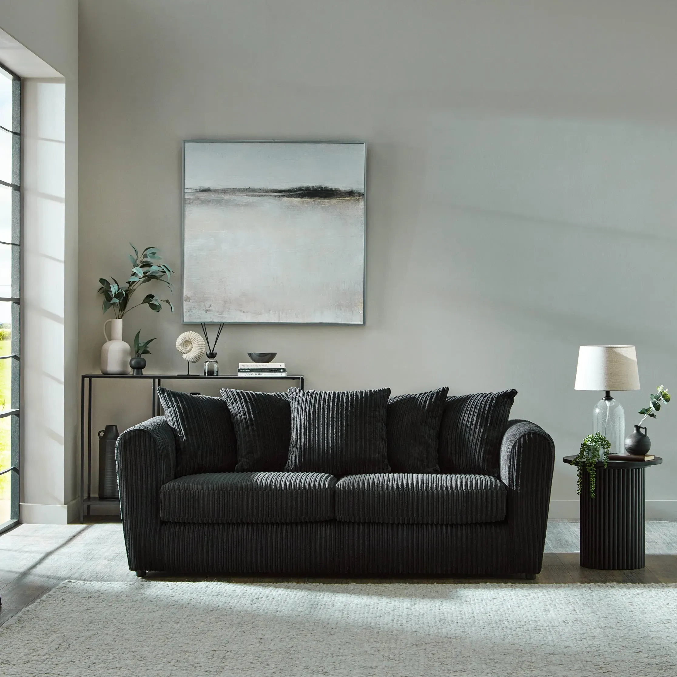 blake-jumbo-cord-3-seater-sofa-black image