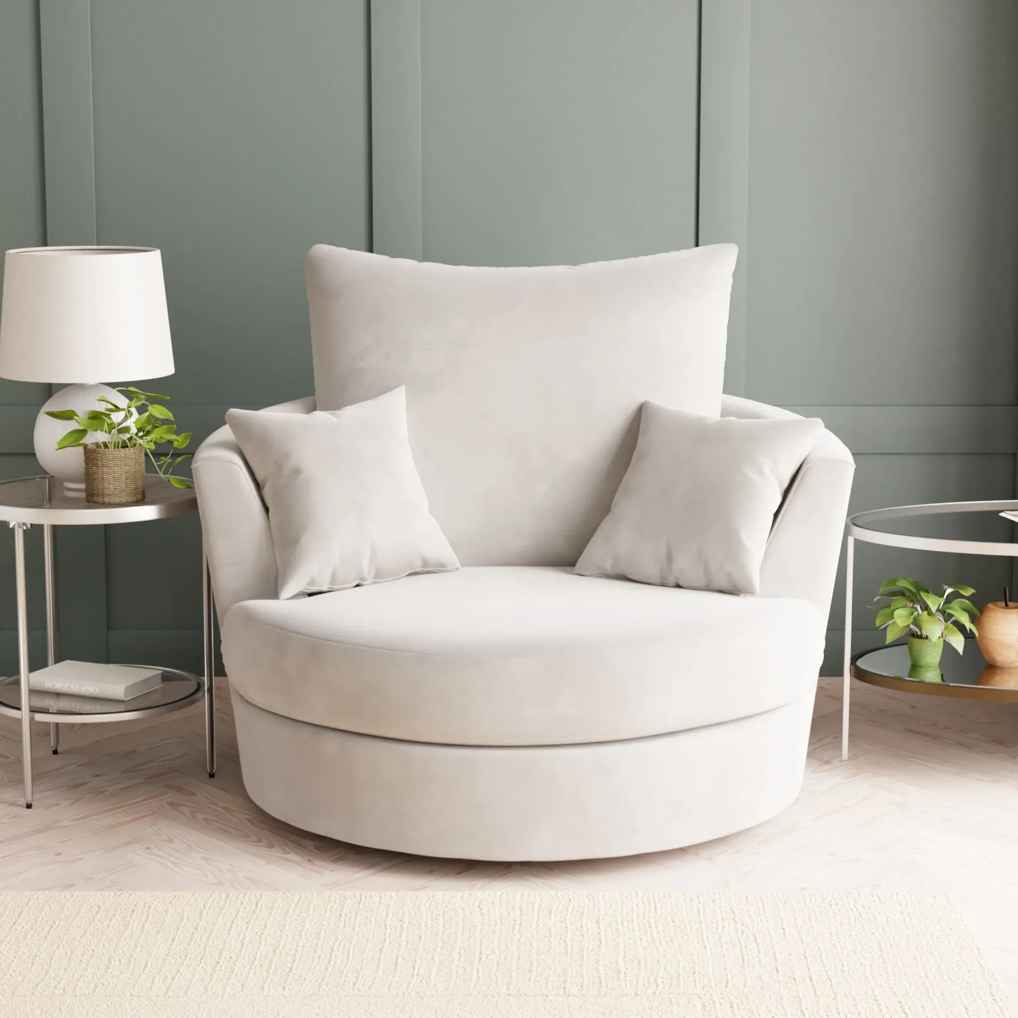 blake-opulent-velvet-swivel-chair-cream image