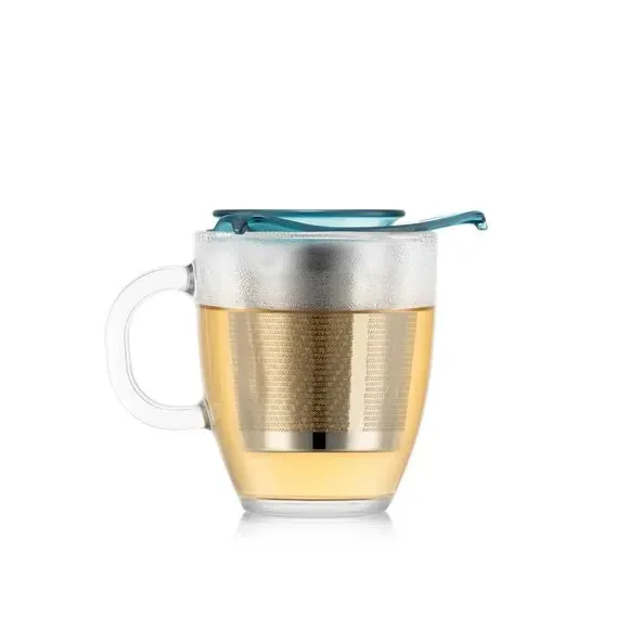 Yo Yo 350ml Mug and Tea Strainer Set - Ice Blue product