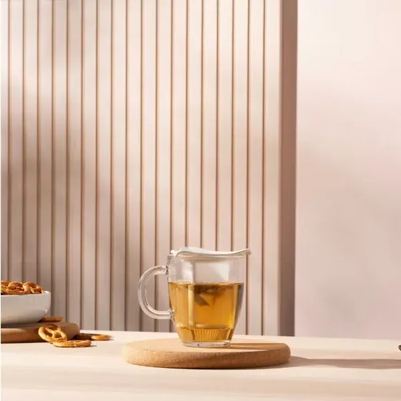Yo Yo Mug & Tea Strainer Set 350ml - Off-White product