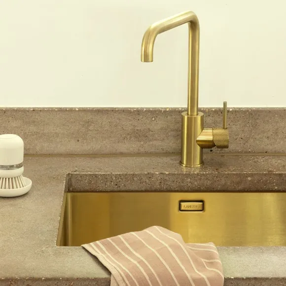 Soap Dispensing Dish Brush with Stand - Soft Beige alternate view
