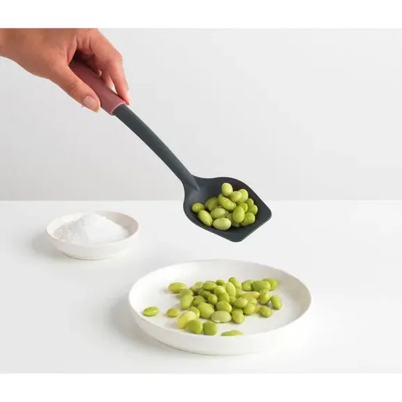 Tasty+ Serving Spoon with Scraper - Red, Nylon product