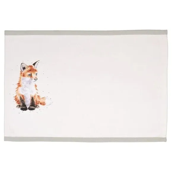 Set of 4 Placemats Woodland Animals - Cotton alternate view