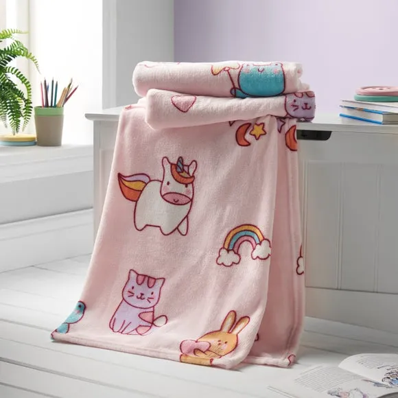 Forever Together Throw Blanket - Pastel Multicolour, Polyester product