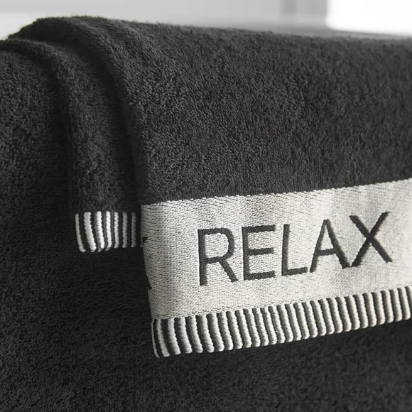 Relax and Unwind 4 Piece Towel Bale - Black, Cotton alternate view