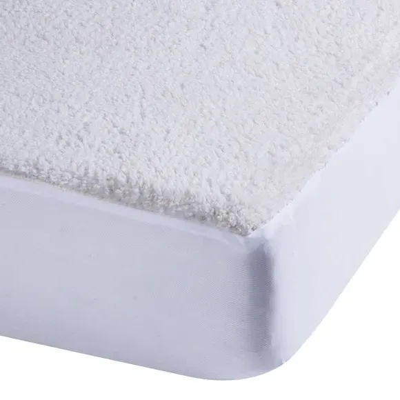 Sherpa Fleece Mattress Topper - Cream alternate view