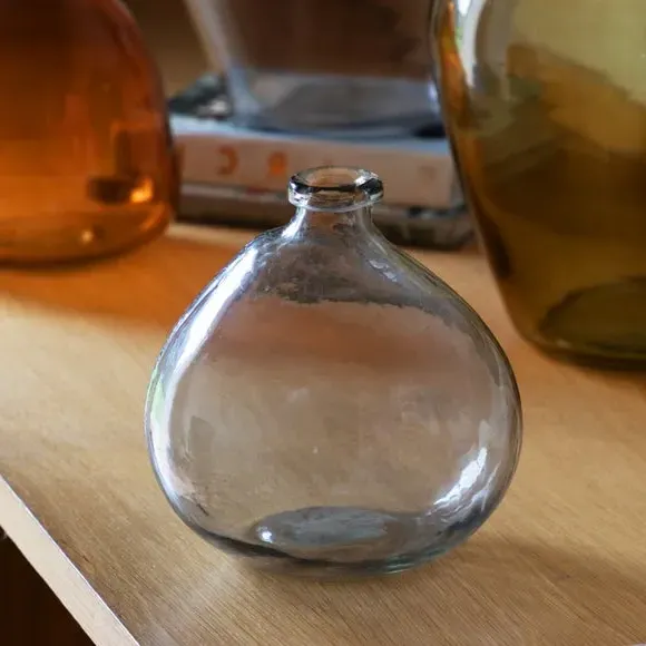 Alaro Hand Blown Glass Vase - Smoke Grey, Glass product