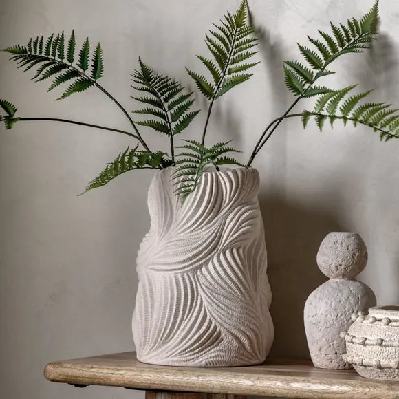 Odessa Stoneware Vase - Natural, Ceramic product